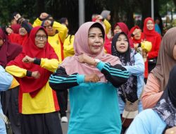 Bangkit Haryo Utomo Apresiasi Kegiatan Senam Bersama dalam Pembentukan Karakter Anak di Kota Metro